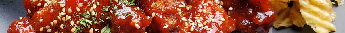 Chicken Karaage Wing W/ Korean Sauce (1LB)