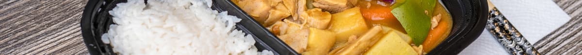 泰式咖喱鸡饭 / Thai Curry Chicken Rice