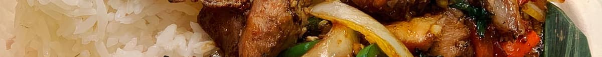 Spicy Chicken Stir-Fry (Ka Prow Chicken)
