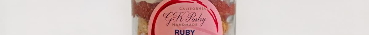 Gluten-Free Ruby Chocolate Jar Cake (8 oz)
