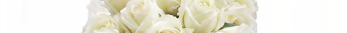 White Roses Dozen 60-80 Cm  (1 EA)