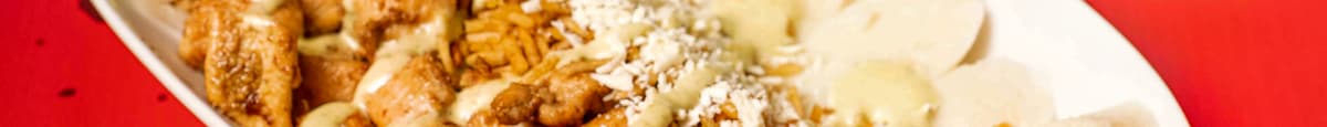 Chuzo Desgranado de Pollo / Chicken Skewer with Shelled Corn