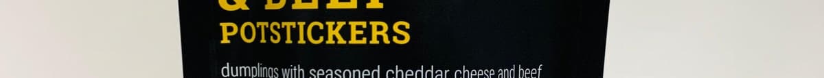 Cheddar & Beef Potstickers