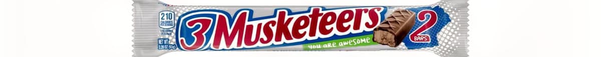 3 Musketeers Sharing Size