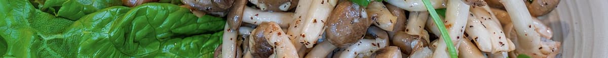 Vegan-Garlic Mushrooms