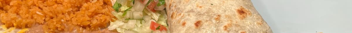 #14 Asada Burrito Combo