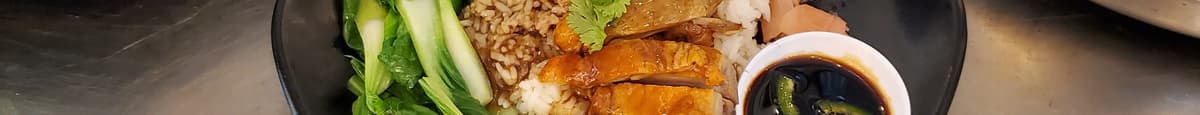 Roasted Duck over Rice