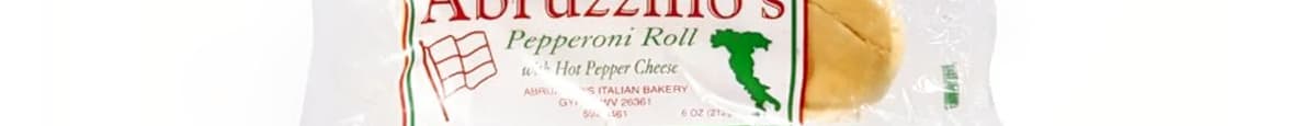 Abruzzino's Pepperoni Roll with Hot Pepper Cheese