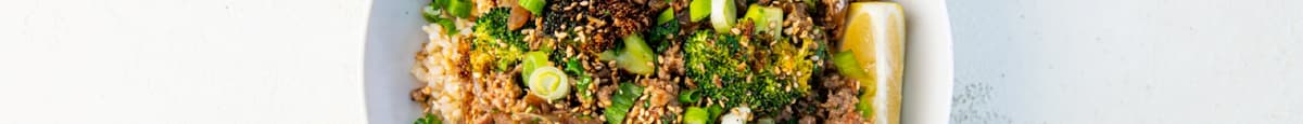 Impossible Beef and Broccoli Bowl