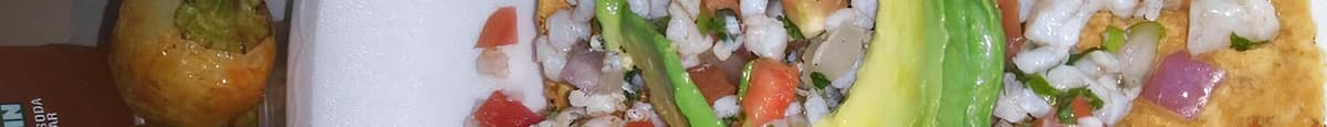 Shrimp Ceviche Tostada