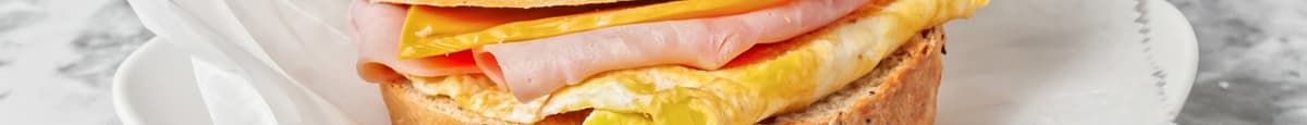 Ham, Egg + Cheese Sandwich