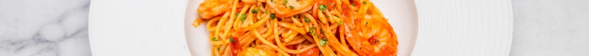 Shrimp Scampi Spaghetti