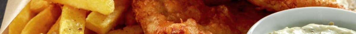 Fried Seafood & Shrimp Basket w/ Fries & Tartar Sauce
