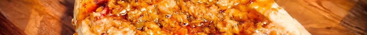 Garlic Pepper Honey Salmon cheesesteak 