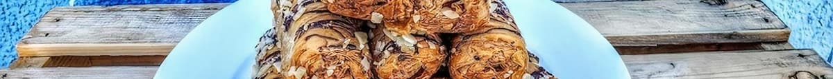 Bite Sized Baklava Nut Roll