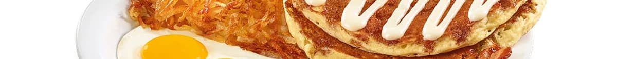 Cinnamon Roll Pancake Breakfast