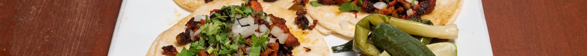 Tacos al Pastor / Marinated Pork Tacos