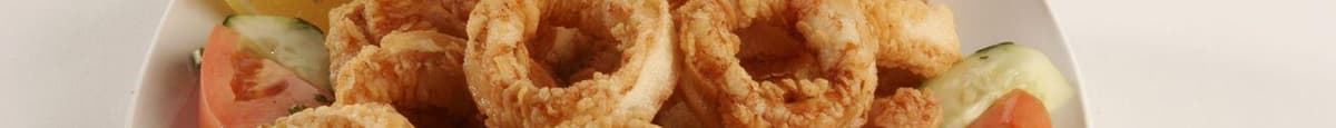 Calmars frits (18 morceaux)/ Fried Squid (18 pieces)