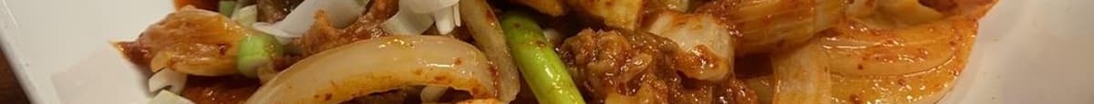 Stir Fired Kimchi & Pork with Chili Sauce