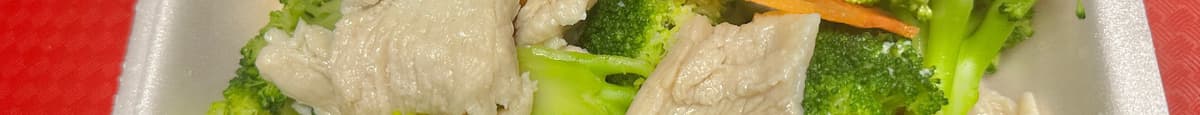 5. Steamed Chicken with Broccoli