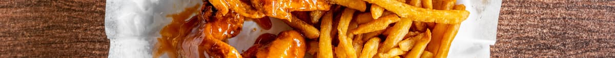 15 Pc with Fries (Buffalo Hot or BBQ or Honey Hot)