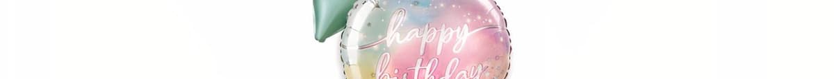 Happy Birthday Balloon Bouquet -3ct Pastel Color