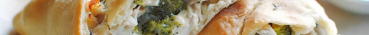 Chicken Broccoli Spinach Calzone