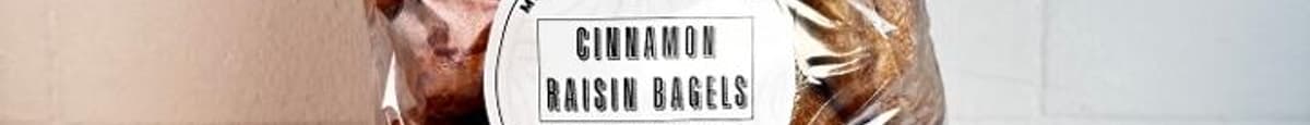 Half Dozen Cinnamon Raisin Bagels (fresh-frozen)