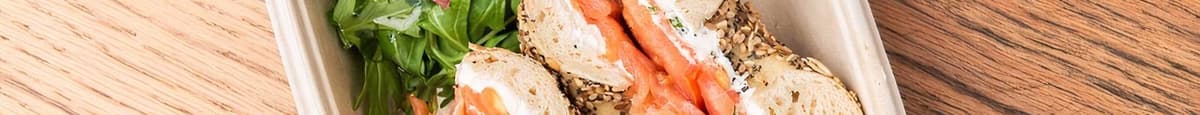 Bagel, Salmon & Spread