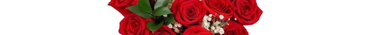 Mom's Dozen Rose Bouquet - Red