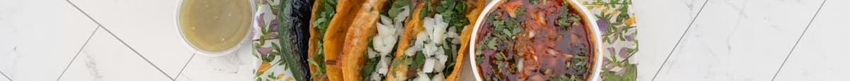2. Three Quesa Tacos de Birria