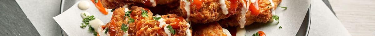 Crunchy Loaded Buffalo and Ranch Wings