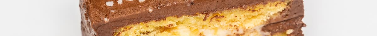 8” Lemon Cake with Coconut Cream/Chocolate Ganache and Chocolate Fudge Frosting