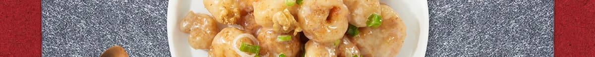 Honey Shrimp Walnut Crunch