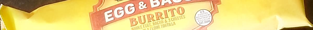 Bacon Egg & Cheese Burrito