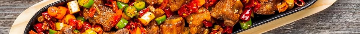 Stir-Fried Chili Pork Ribs香辣排骨