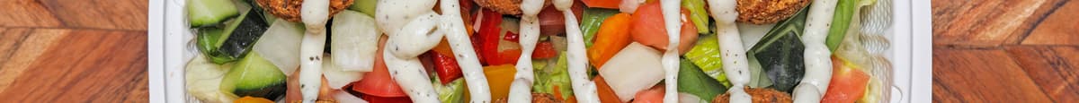 Vegetarian Falafel Donair Salad