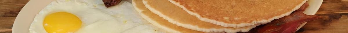 3 Big Pancakes Plate