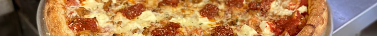 Chicken Parmigiana Deep Dish Pizza