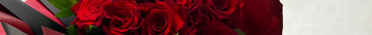 Classic Dozen Roses Red Rose Arrangement