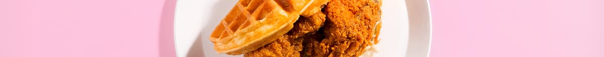 Fried Chicken and Waffle Sandwich