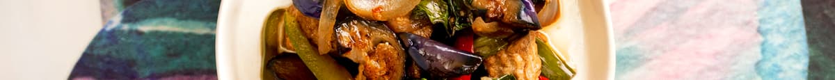 Vegan Stir-Fried Eggplant
