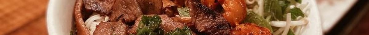 Grilled Lemongrass Pork Vermicelli - Bún Chả Giò Heo