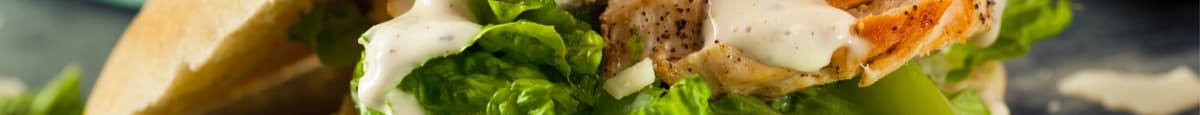 Chicken Caesar Salad Pita Sandwich