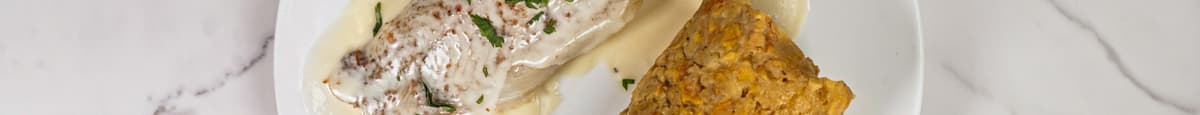 Filete Relleno de Camarones / Fillet Filled with Shrimp