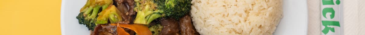 Broccoli Beef, Chicken or Shrimp