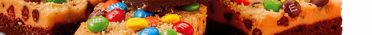 Cookie Dough Brownie made with M&M’S® MINIS Chocol