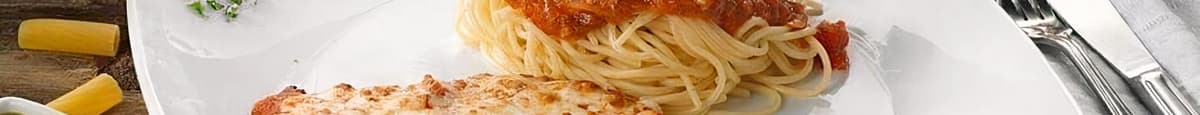 Vitello Parmigiana et spaghetti bolognese