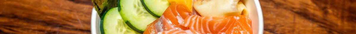 R01. Salmon Chirashi Don Sushi Bowl