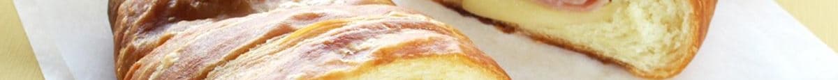 Warm Ham & Cheese Croissant 